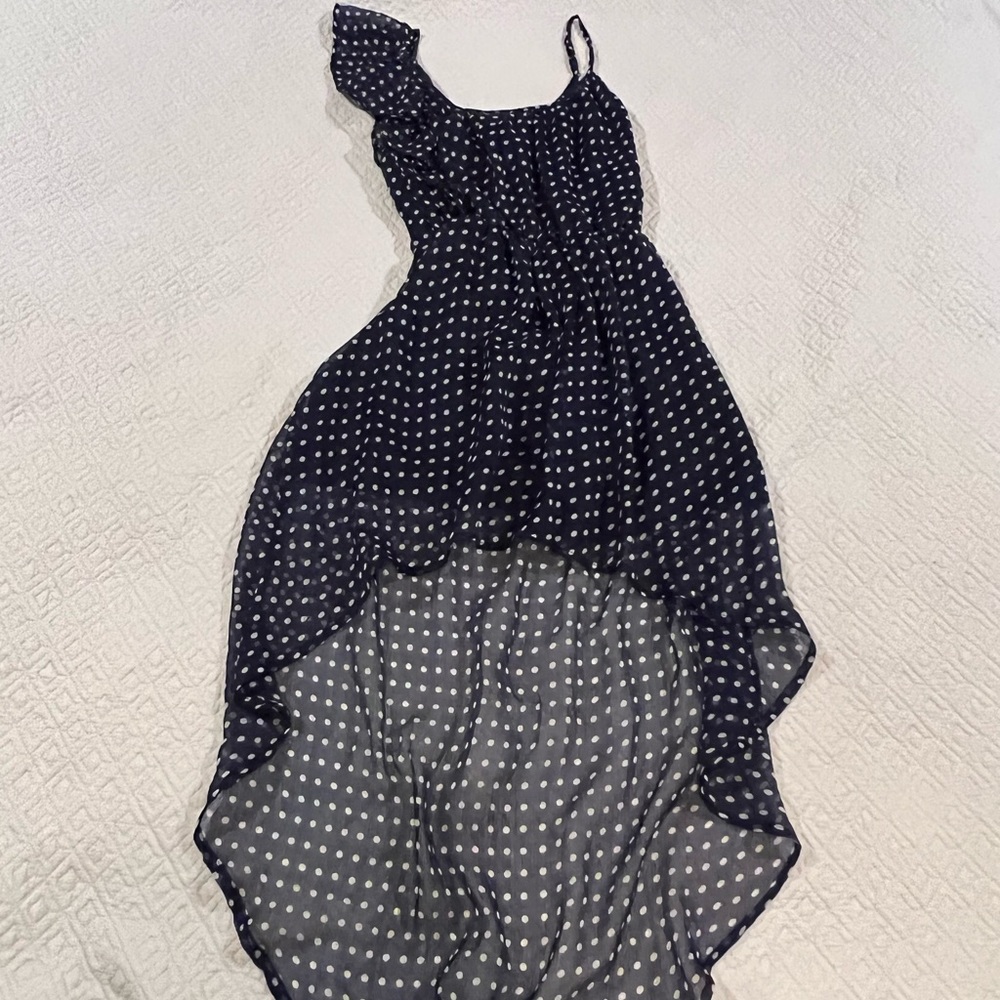 A- Ladies New Designer Polka dot Dress - Size…